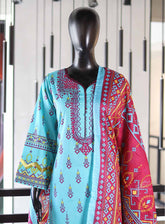 Royal Fashion Printed Lawn Suits Stitched 3 Piece RF25AJ PL-FP-03